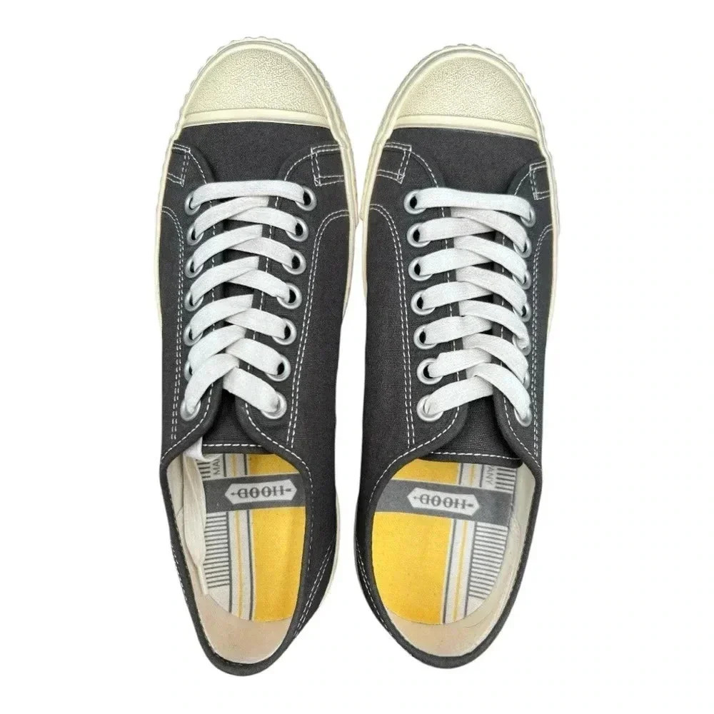 🆕Hood Rockets Black Canvas Men's Sneakers - Picture 3 of 9